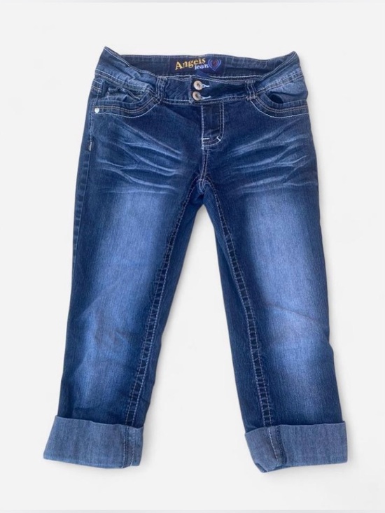 Angels Jeans Denim - Y2k Angel Jeans Denim Low Rise Capris